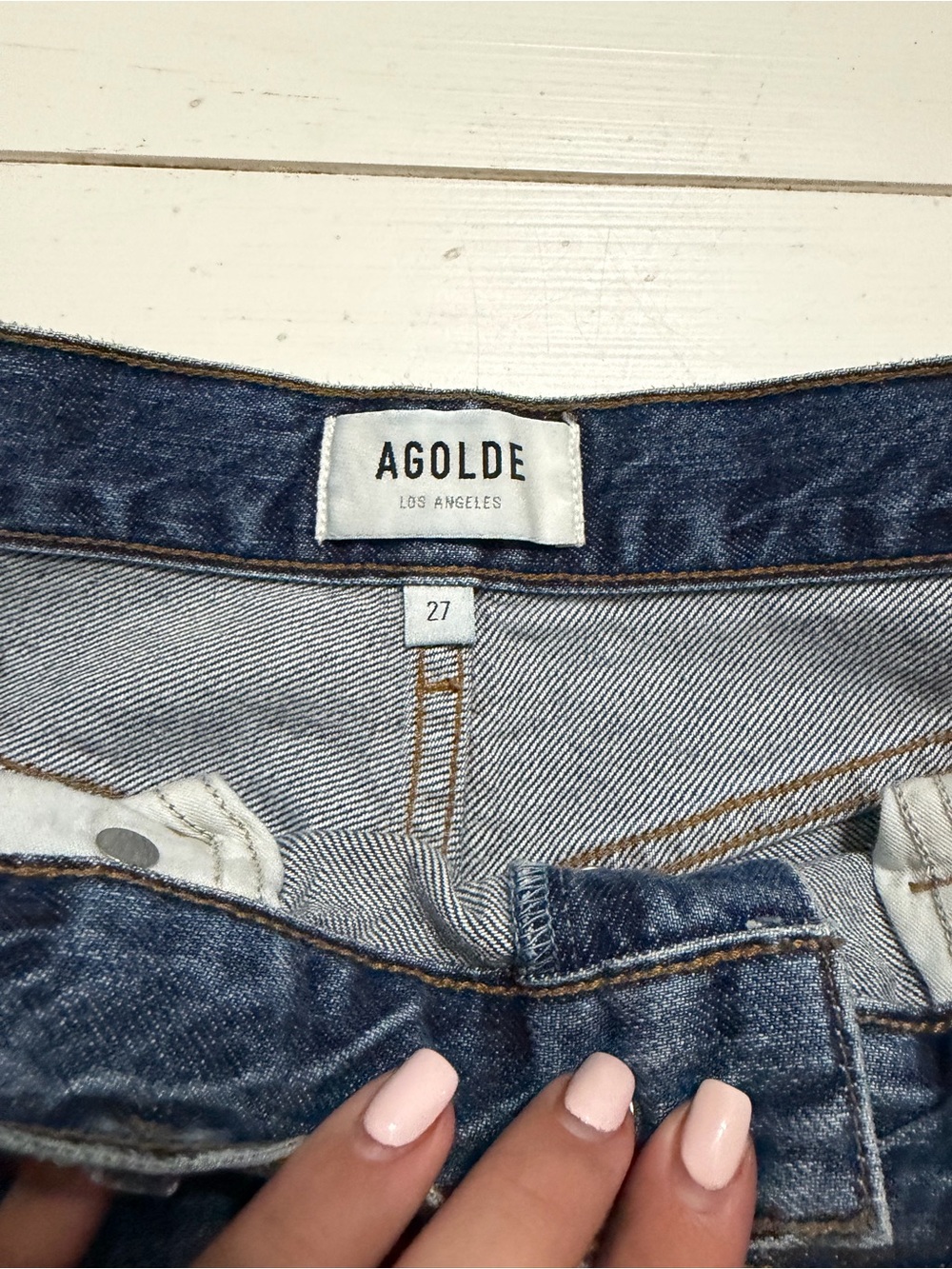 AGOLDE Riley Straight Cropped Jeans - Picture 5 of 5